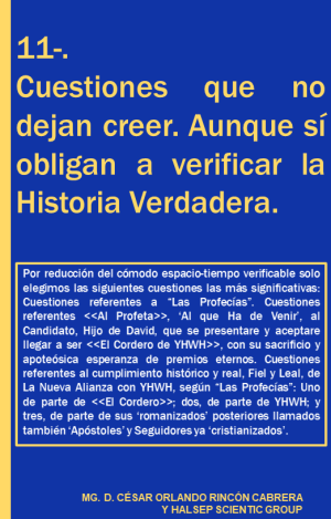 11-. Cuestiones que no dejan creer